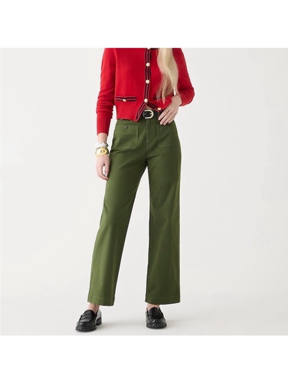 J. Crew Sailor Slim Wide Leg
Chino Pant 30 Tall